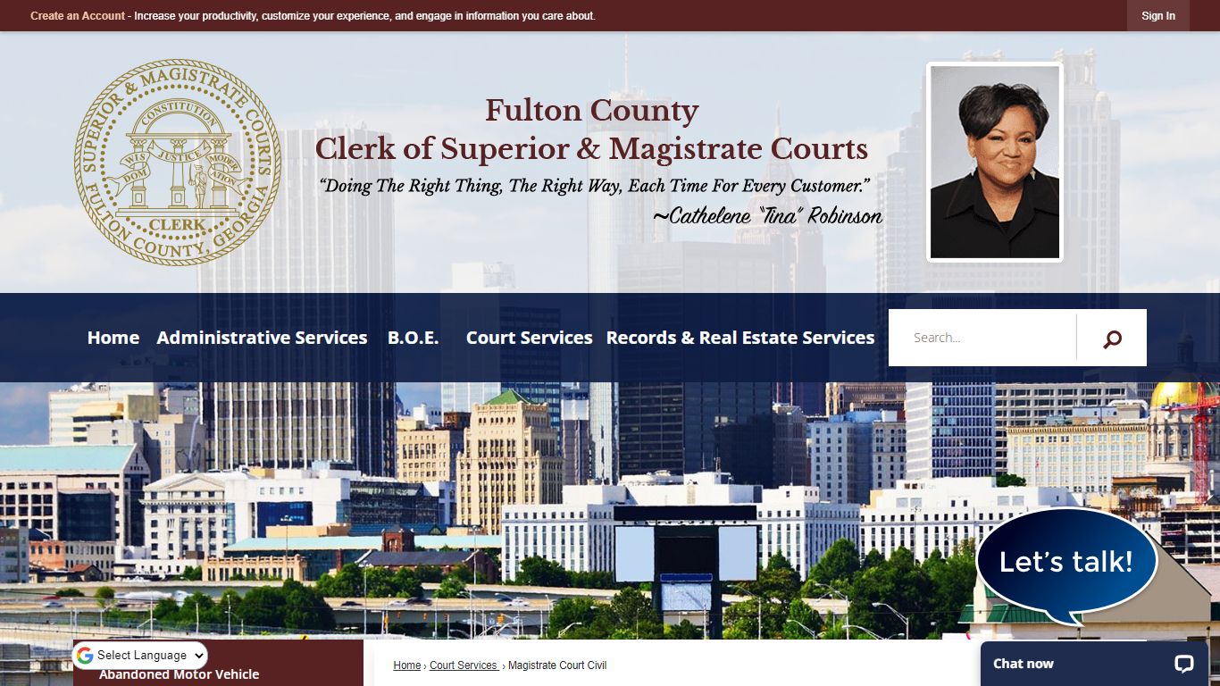 Magistrate Court Civil | Fulton County Superior Court, GA