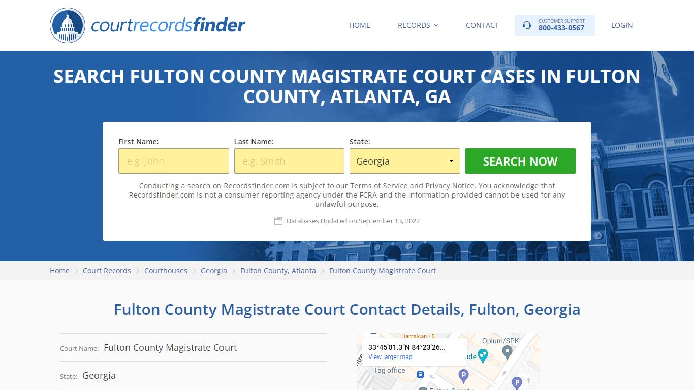 Fulton County Magistrate Court Case Search - RecordsFinder